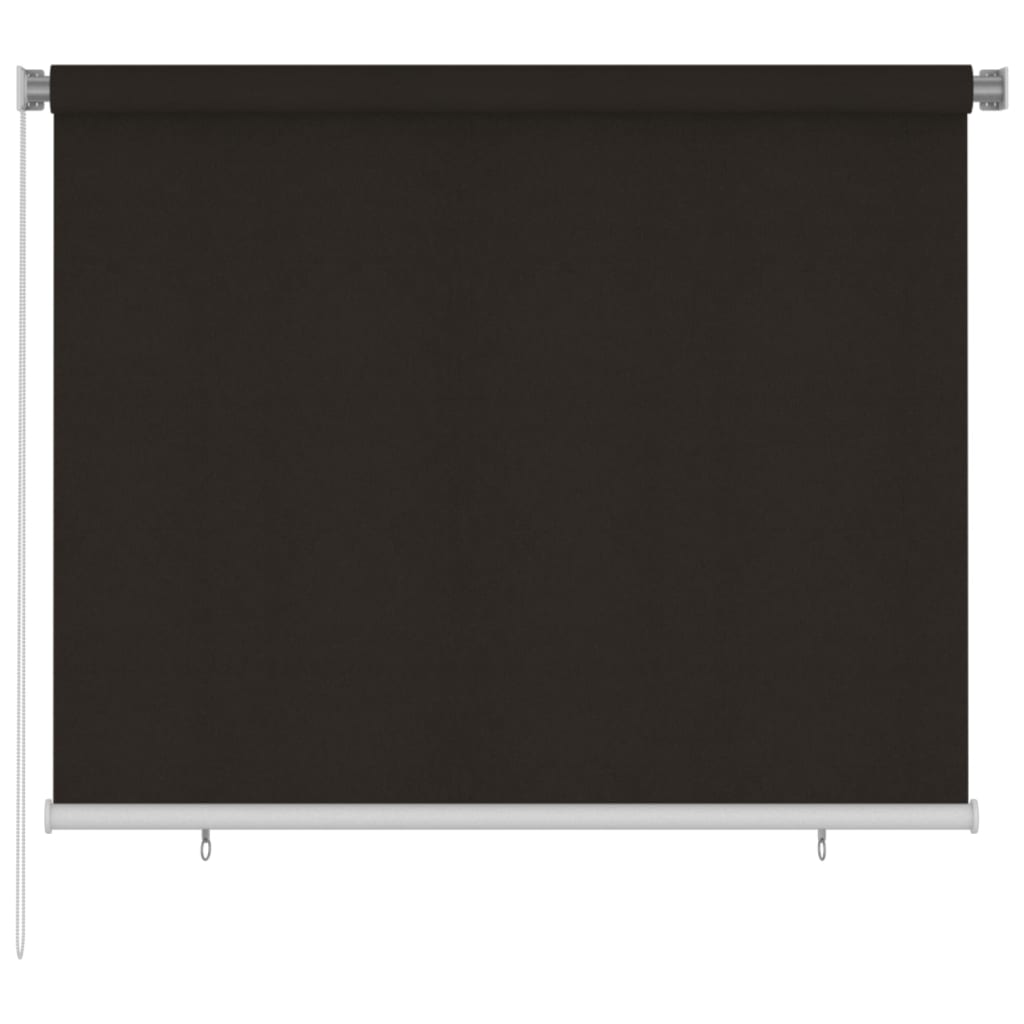 Vanjska roleta za zamračivanje 180 x 140 cm smeđa HDPE