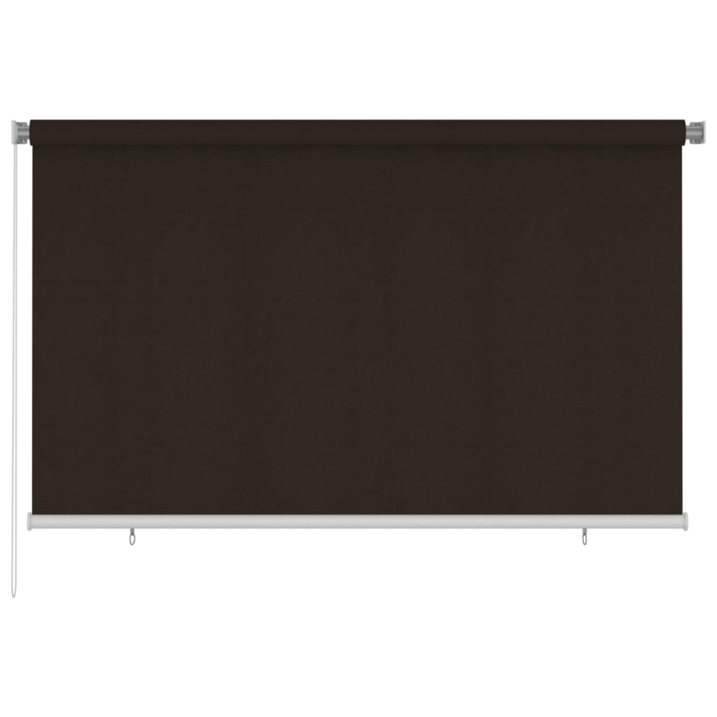 Vanjska roleta za zamračivanje 240 x 140 cm smeđa HDPE