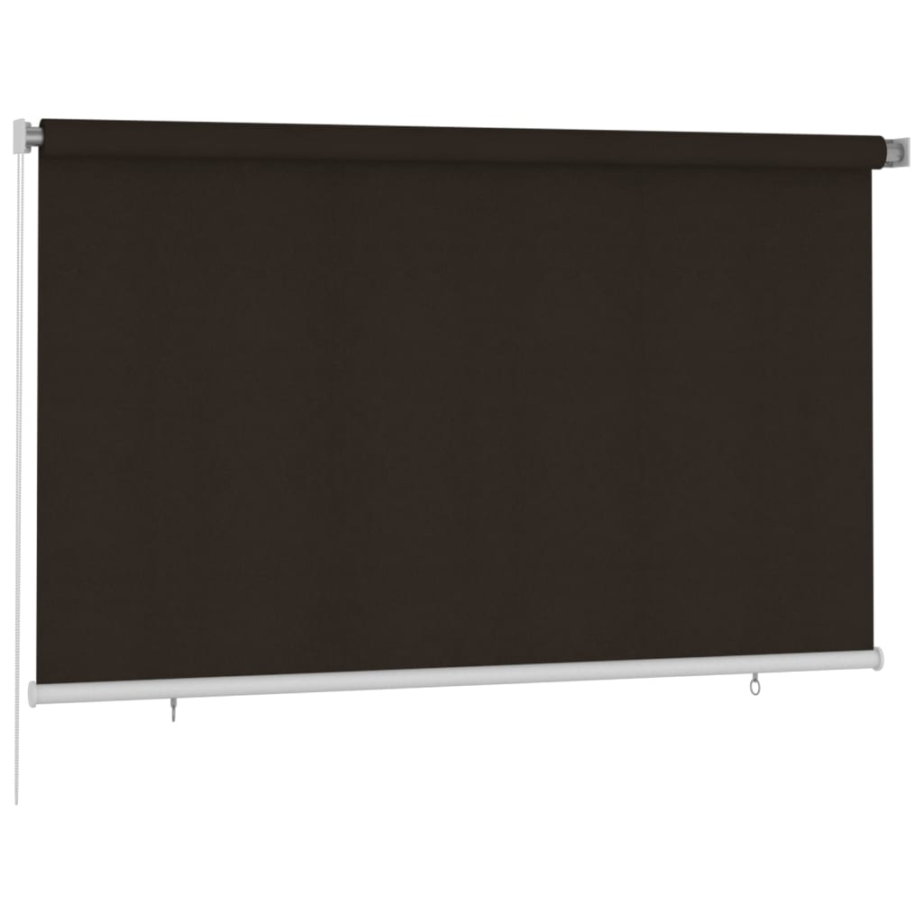 Vanjska roleta za zamračivanje 240 x 140 cm smeđa HDPE