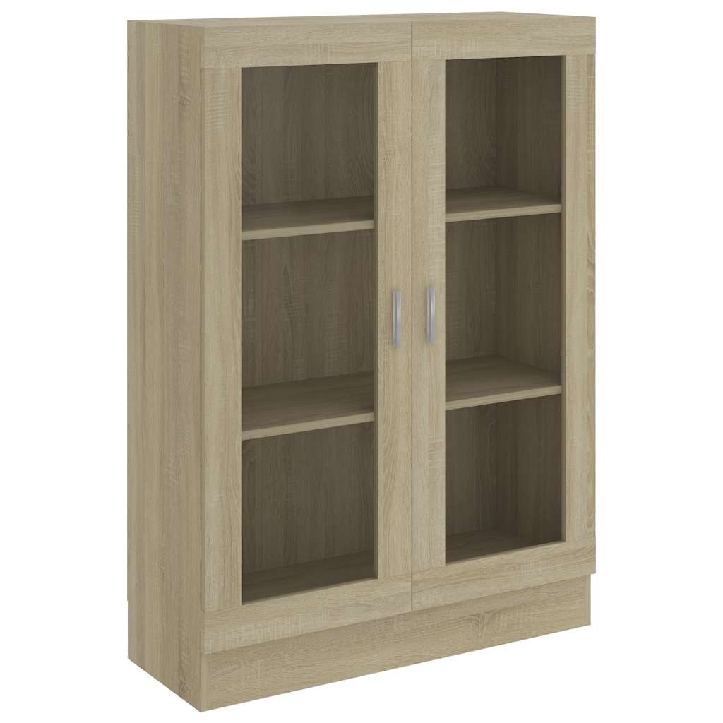Vitrina boja hrasta sonome 82,5x30,5x115 cm konstruirano drvo