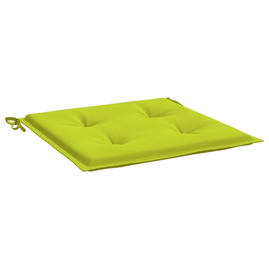 Jastuci za vrtne stolice 4 kom zeleni 50 x 50 x 4 cm od tkanine