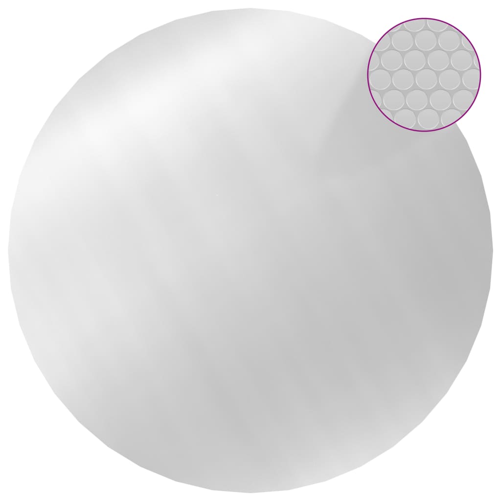Pokrov za bazen srebrni 381 cm PE