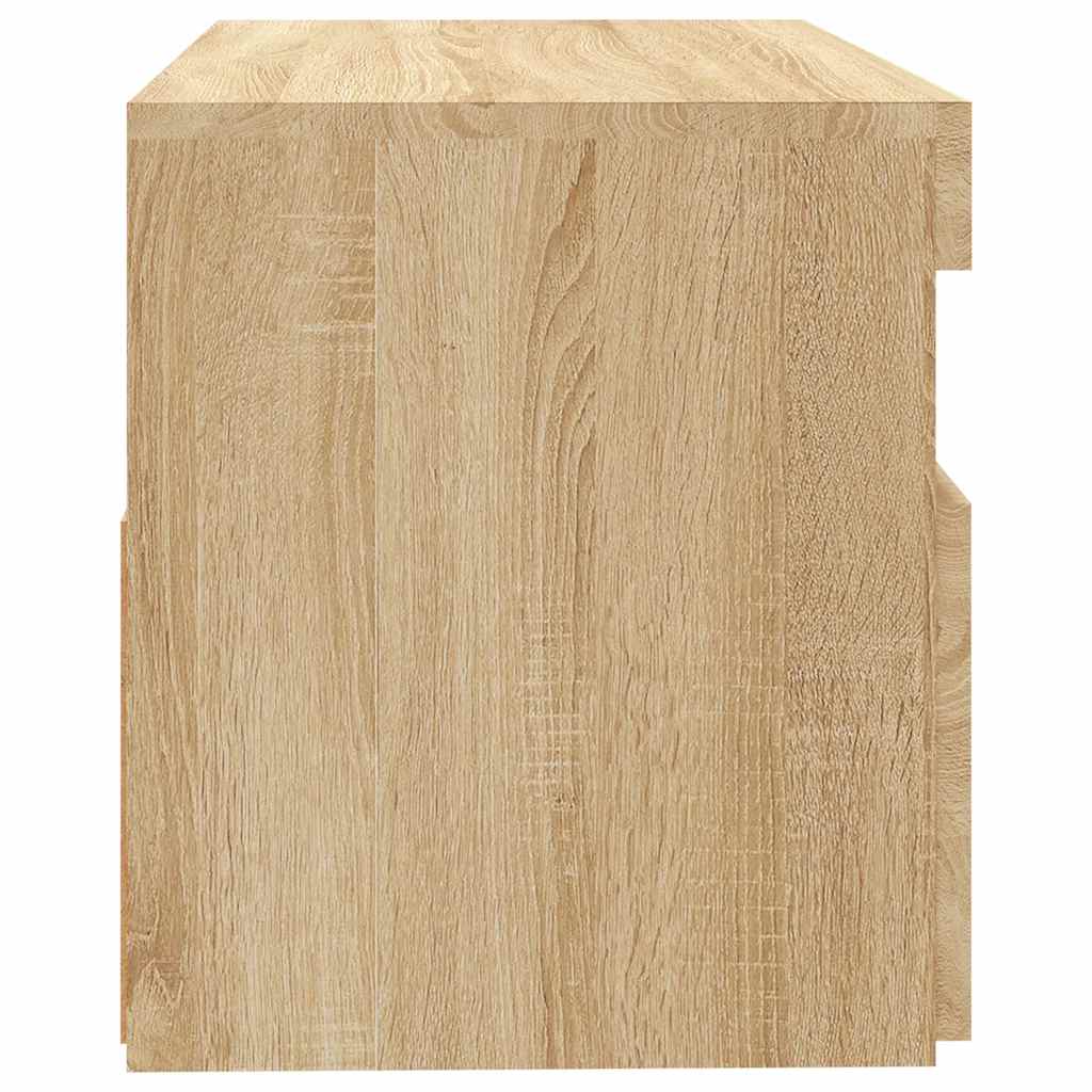 TV ormarić s LED svjetlima boja hrasta sonome 60x35x40 cm