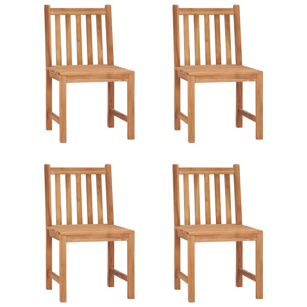 Vrtni blagovaonski set od 5 dijelova 120 x 70 cm masivno tikovino drvo