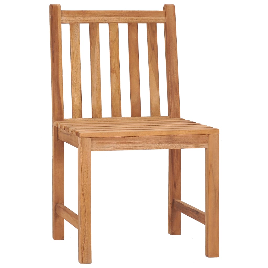 Vrtni blagovaonski set od 5 dijelova 120 x 70 cm masivno tikovino drvo