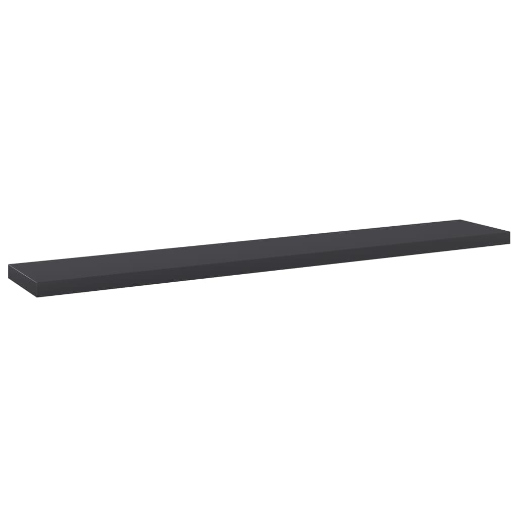 Police za knjige 4 kom sive 60 x 10 x 1,5 cm od iverice