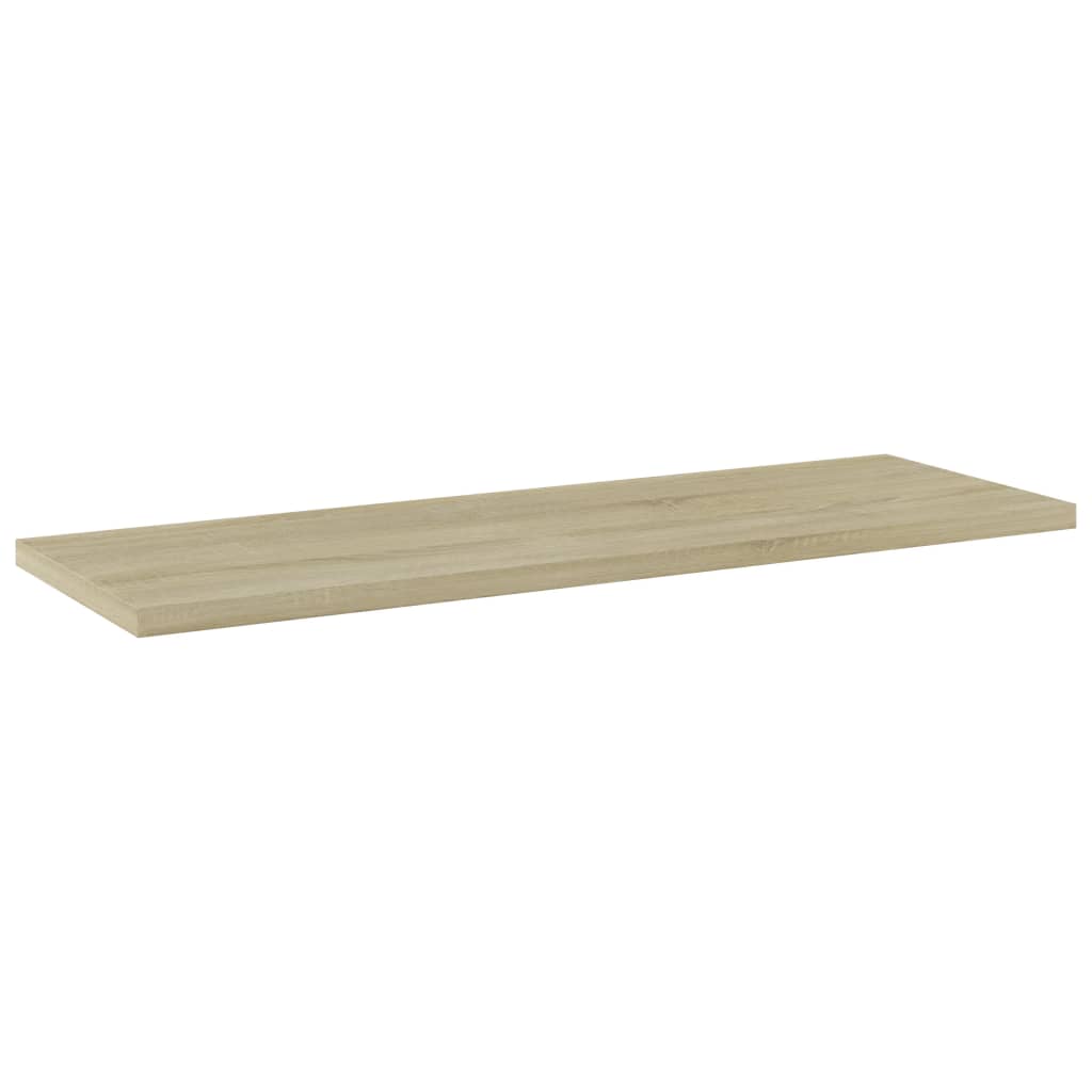 Police za knjige 4 kom boja hrasta sonome 60x20x1,5 cm iverica