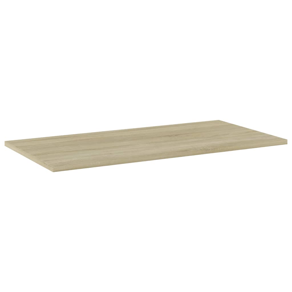 Police za knjige 4 kom boja hrasta sonome 80x40x1,5 cm iverica