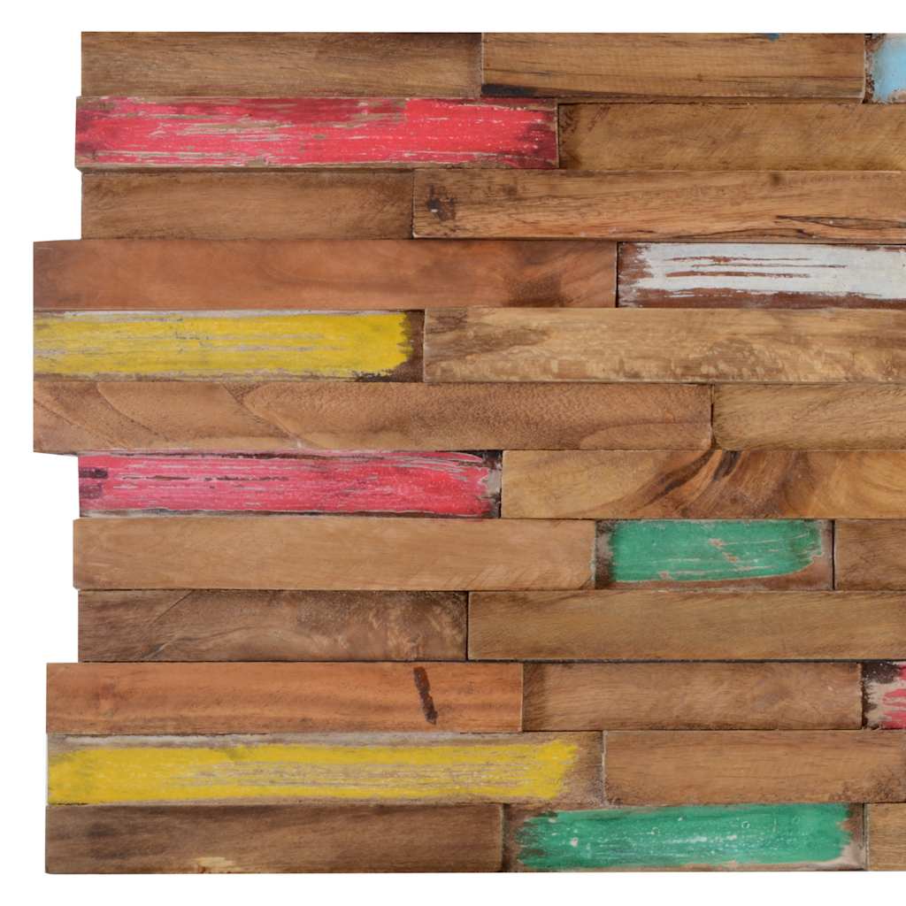 Ploče za zidnu oblogu 10 kom 1,03 m² od masivne tikovine