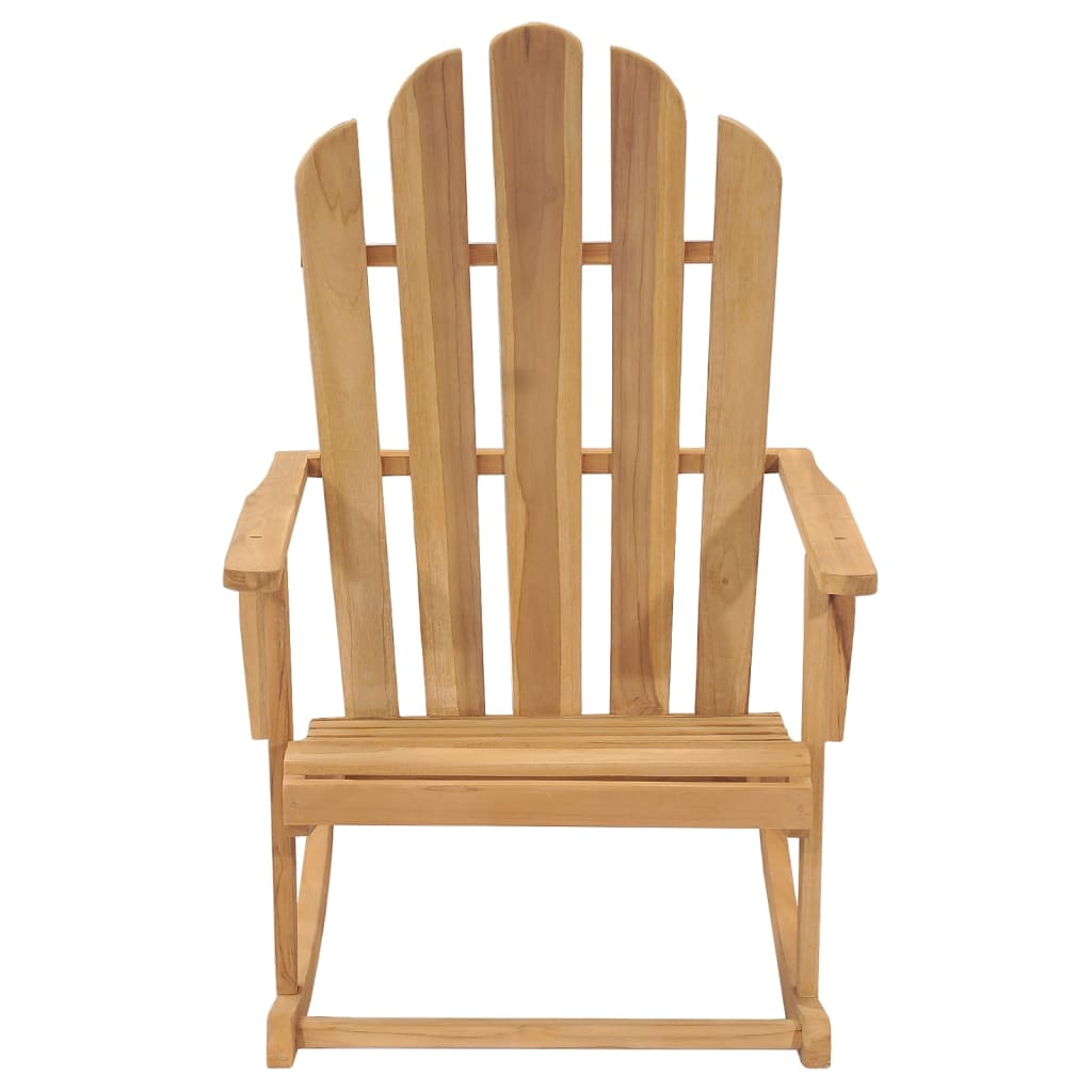 Stolica za ljuljanje Adirondack od masivne tikovine
