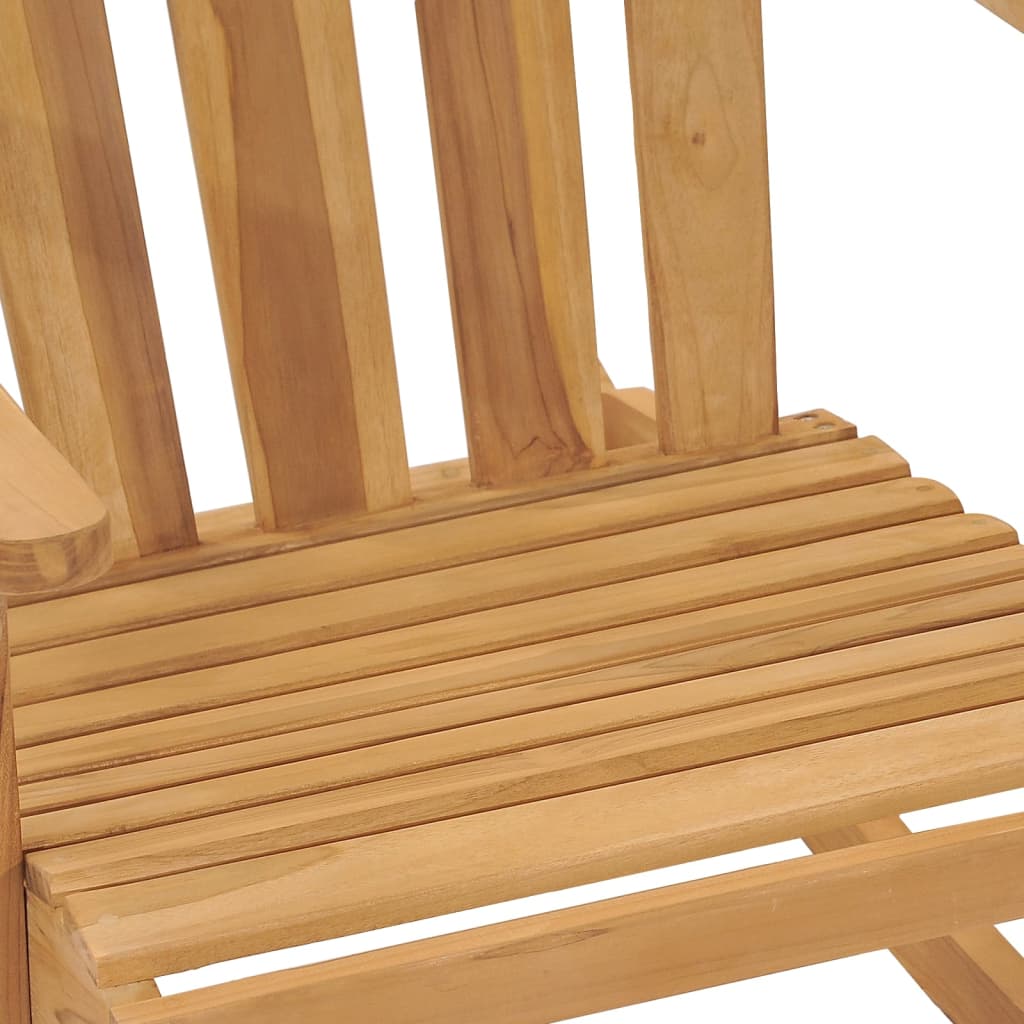 Stolica za ljuljanje Adirondack od masivne tikovine