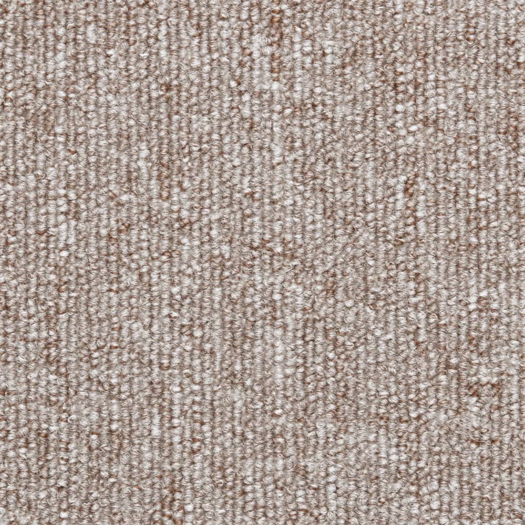 Prostirke za stepenice 10 kom 56x17x3 cm svijetlosmeđe poluokrugle