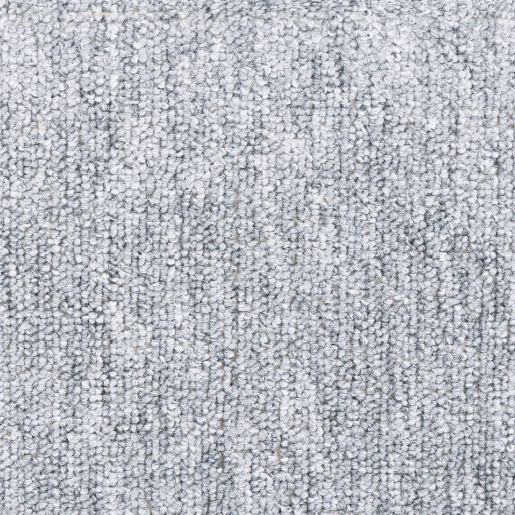 Prostirke za stepenice 10 kom 65x24x4 cm svijetlo sive poluokrugle velike