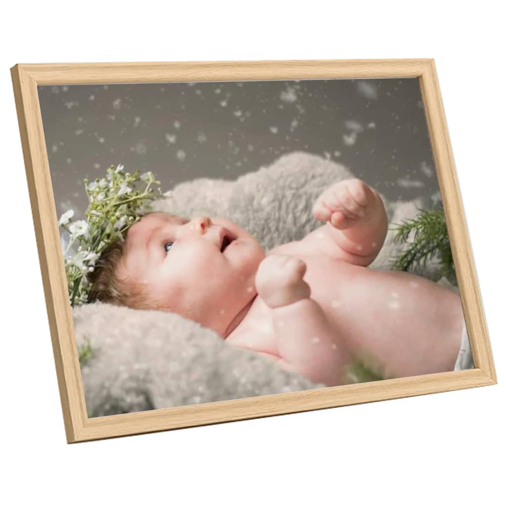 Okviri za fotografije 5 kom za stol boja hrasta 13 x 18 cm