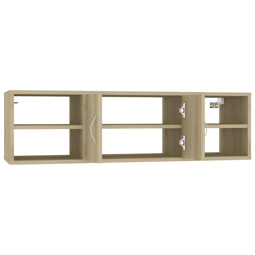 Zidna polica boja hrasta sonome 102x30x29 cm konstruirano drvo