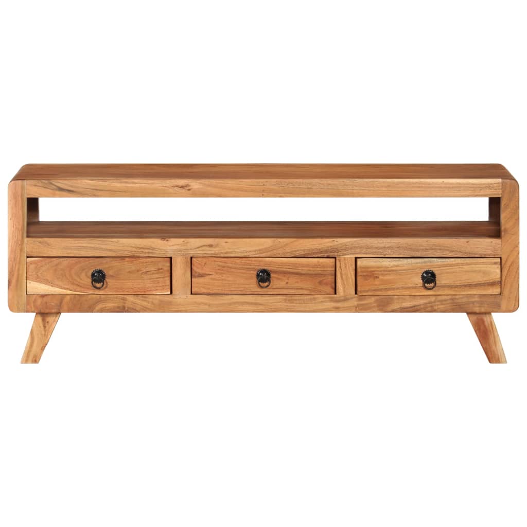 TV ormarić 110 x 30 x 40 cm od masivnog bagremovog drva