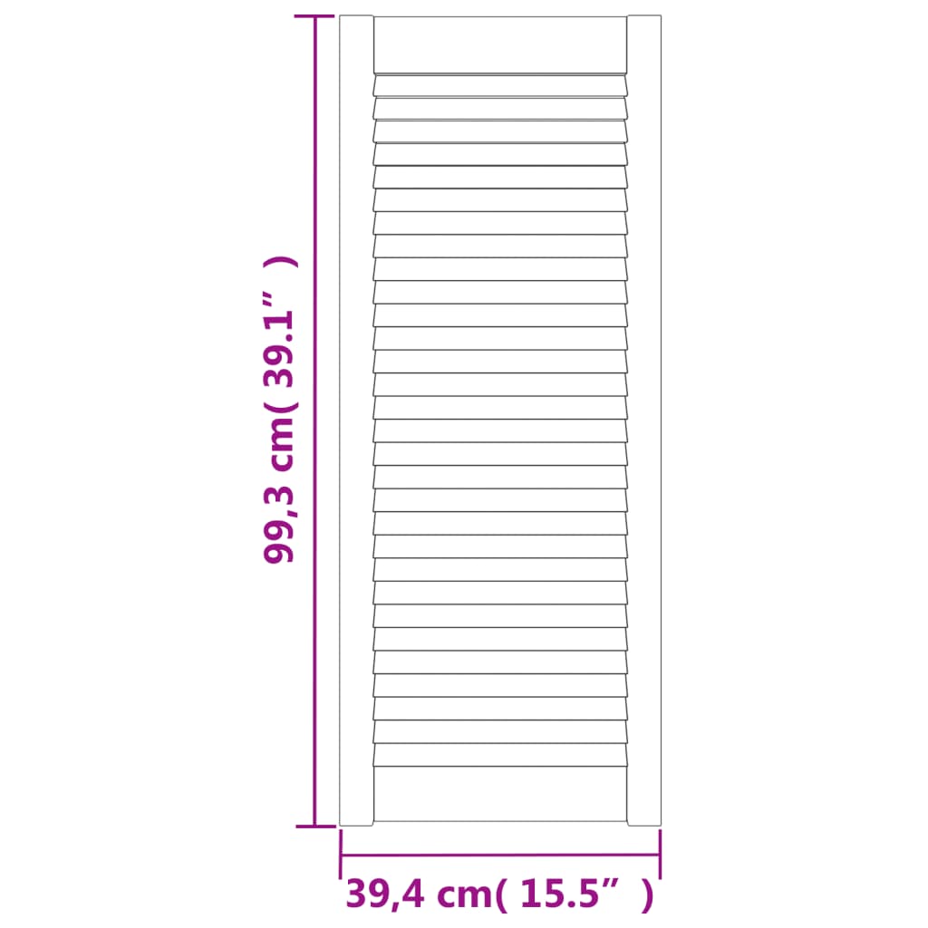 Vrata za ormarić rešetkasti dizajn 99,3 x 39,4 cm od borovine