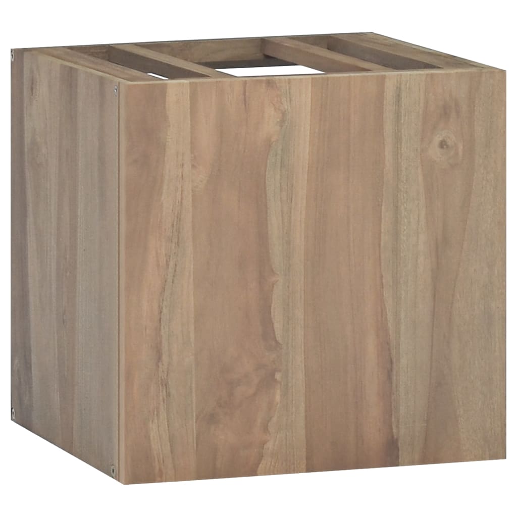 Zidni kupaonski ormarić 46 x 25,5 x 40 cm od masivne tikovine