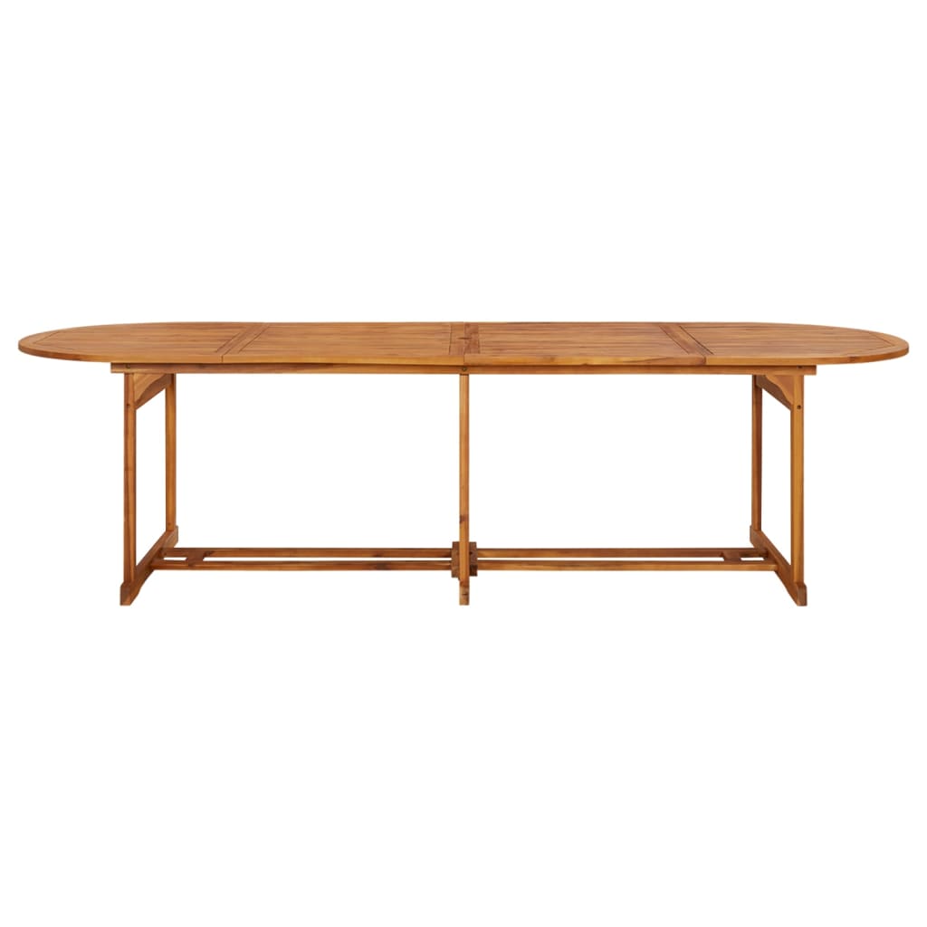 13-dijelni vrtni blagovaonski set 280x90x75 cm bagremovog drva