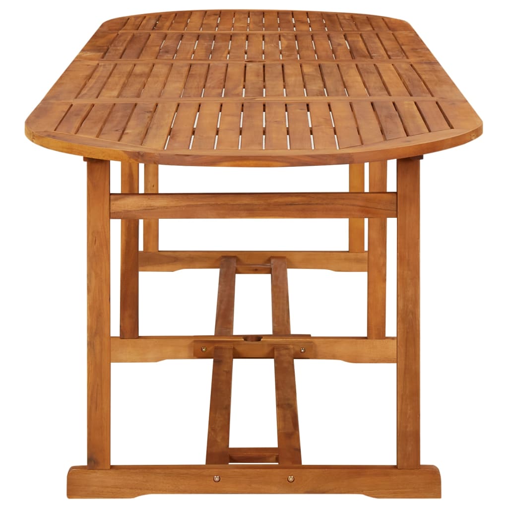 13-dijelni vrtni blagovaonski set 280x90x75 cm bagremovog drva