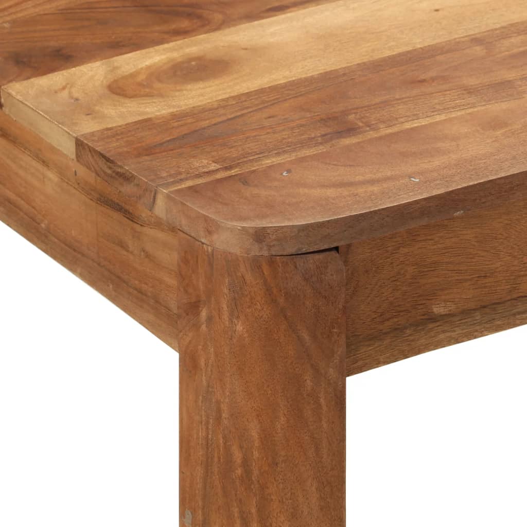 Barski stol od drva bagrema s premazom boje meda 110x55x106 cm