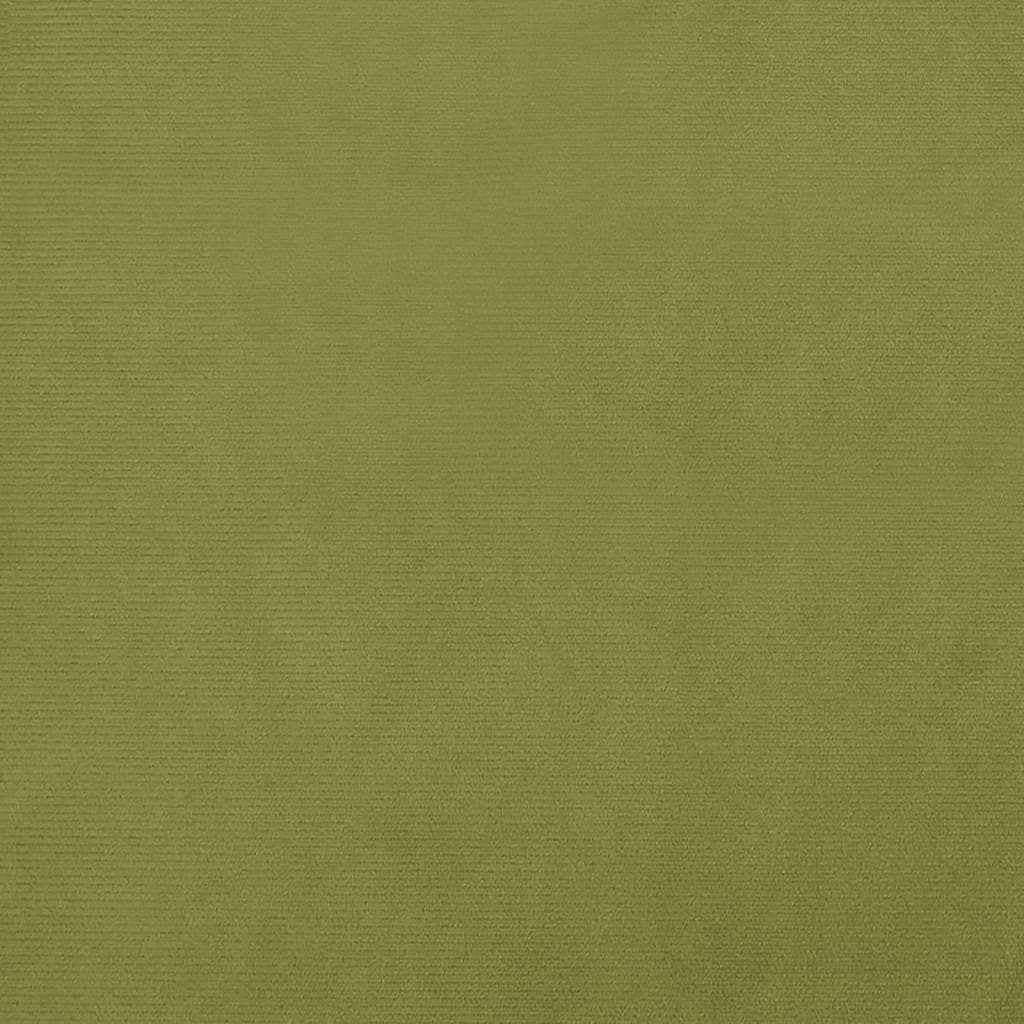 Tabure svjetlozeleni 45x29,5x35 cm baršunasti