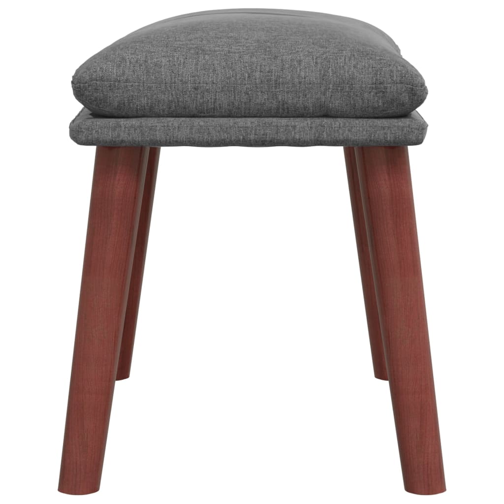 Tabure svjetlosivi 45 x 29,5 x 35 cm od tkanine