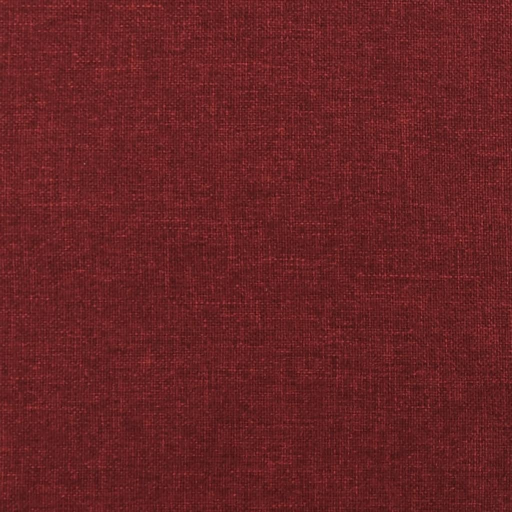 Tabure crvena boja vina 45 x 29,5 x 35 cm od tkanine