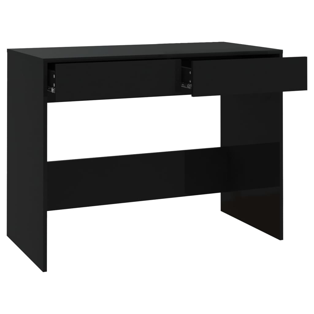 Radni stol crni 101 x 50 x 76,5 cm od konstruiranog drva