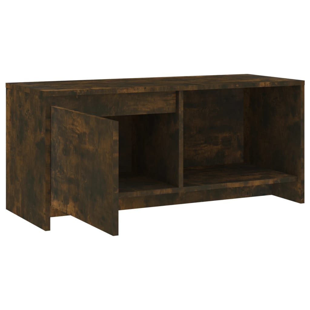 TV ormarić boja dimljenog hrasta 90x35x40 cm konstruirano drvo
