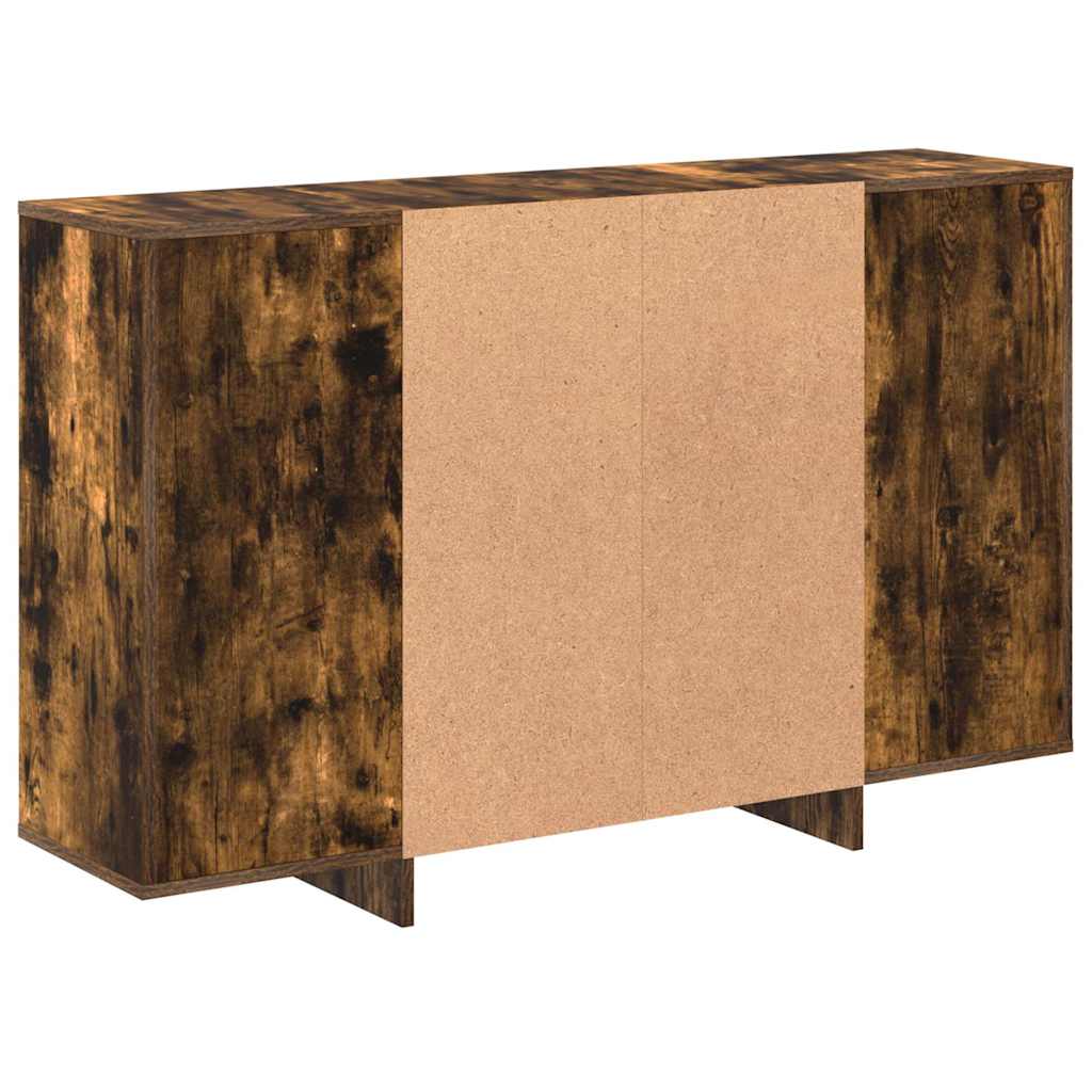 Komoda boja dimljenog hrasta 120 x 30 x 75 cm konstruirano drvo