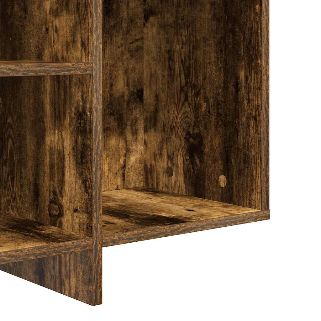 Komoda boja dimljenog hrasta 120 x 30 x 75 cm konstruirano drvo