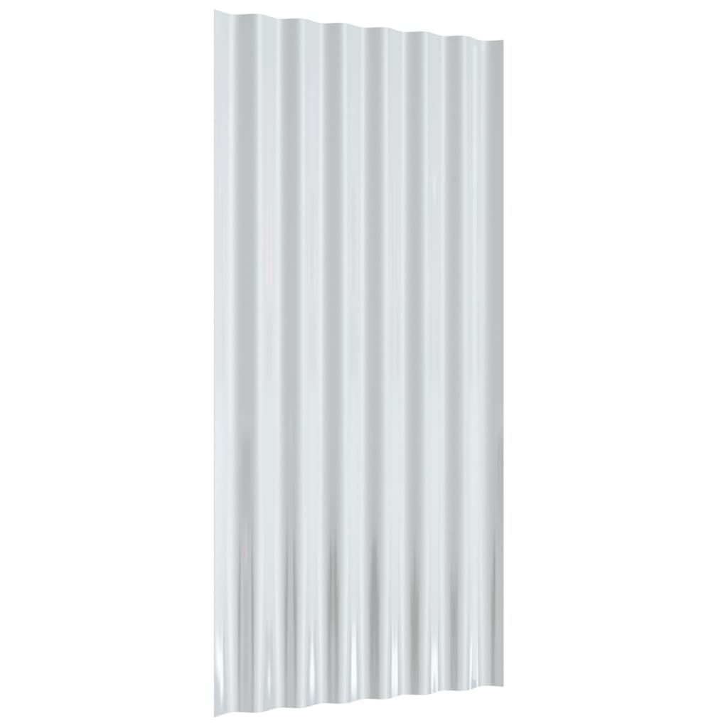 Krovni paneli 36 kom od pocinčanog čelika zeleni 80x36 cm