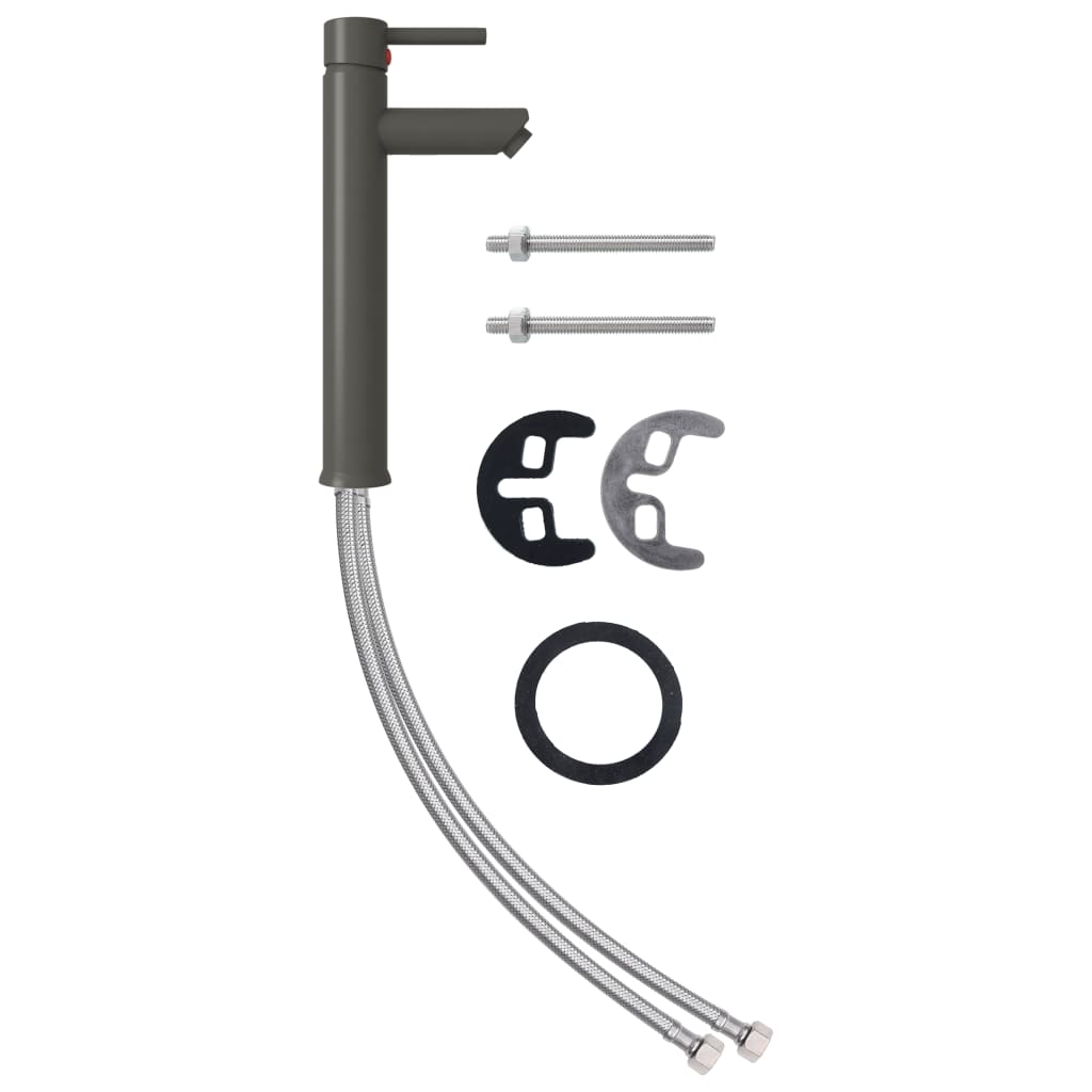 Umivaonik sa slavinom i odvodom od kaljenog stakla prozirni