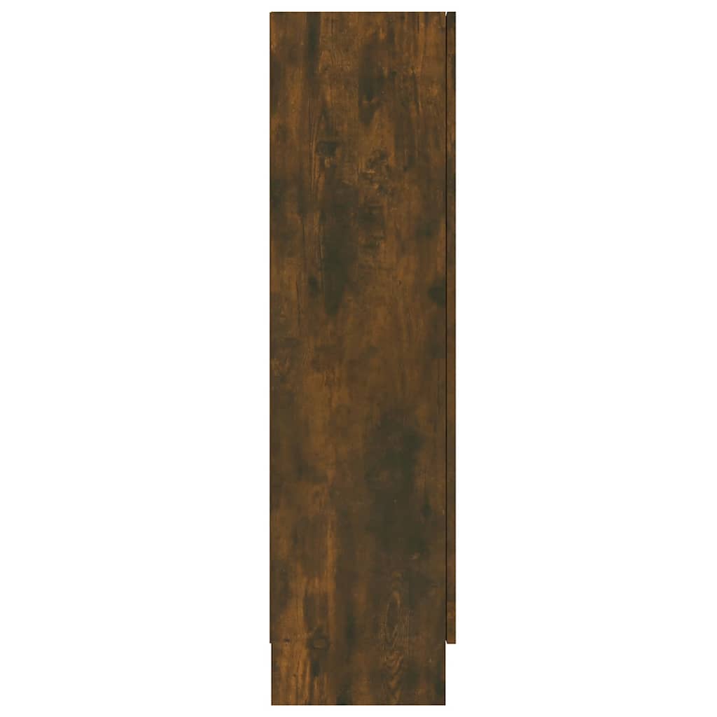Vitrina boja dimljenog hrasta 82,5x30,5x115cm konstruirano drvo
