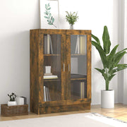 Vitrina boja dimljenog hrasta 82,5x30,5x115cm konstruirano drvo