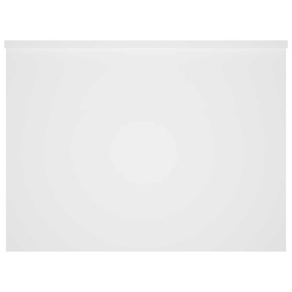 Stolić za kavu bijeli 80x55,5x41,5 cm od konstruiranog drva