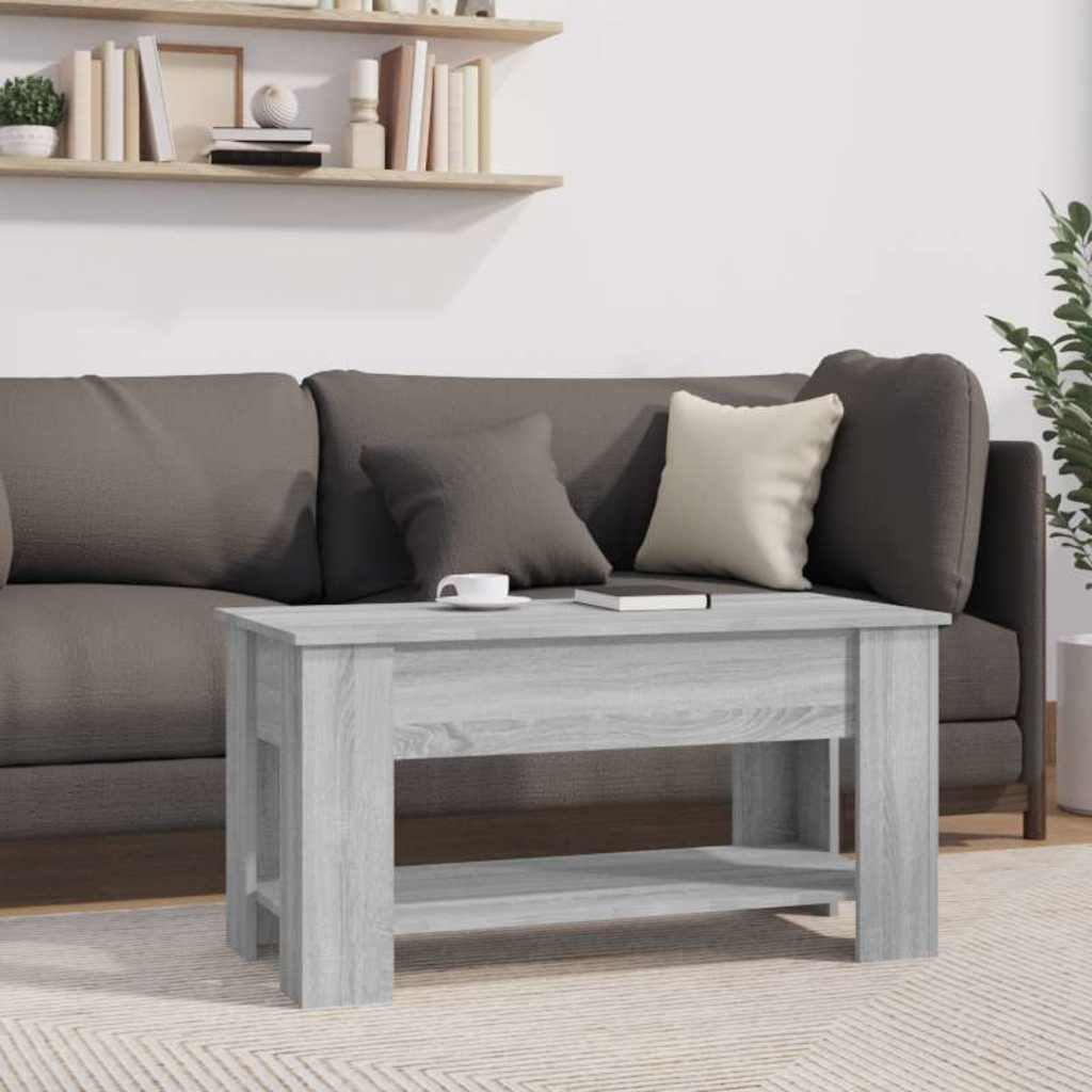 Stolić za kavu boja hrasta 101 x 49 x 52 cm konstruirano drvo