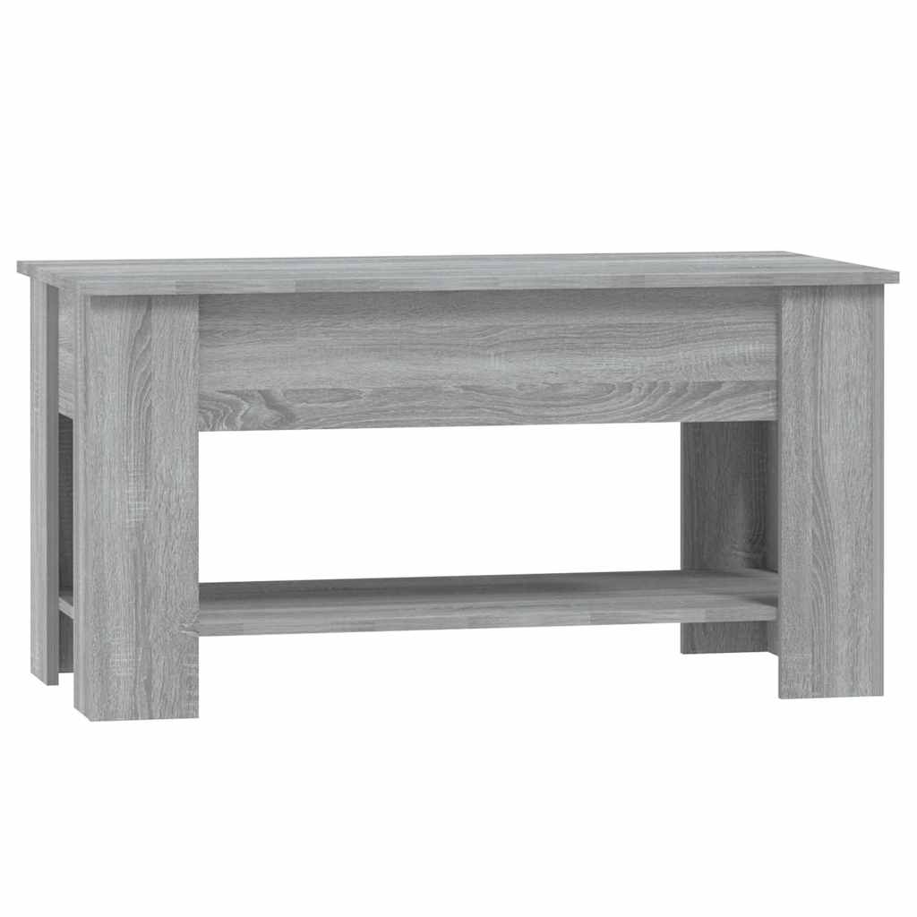 Stolić za kavu boja hrasta 101 x 49 x 52 cm konstruirano drvo