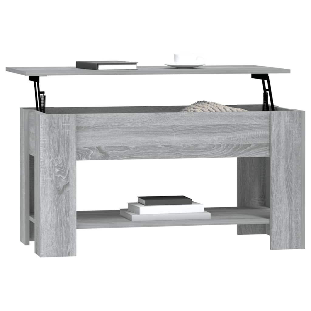 Stolić za kavu boja hrasta 101 x 49 x 52 cm konstruirano drvo