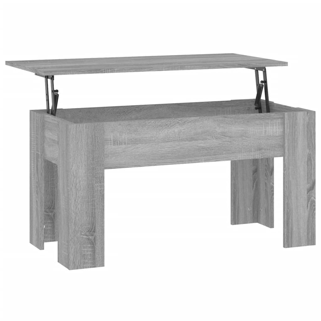 Stolić za kavu boja hrasta 101 x 49 x 52 cm konstruirano drvo