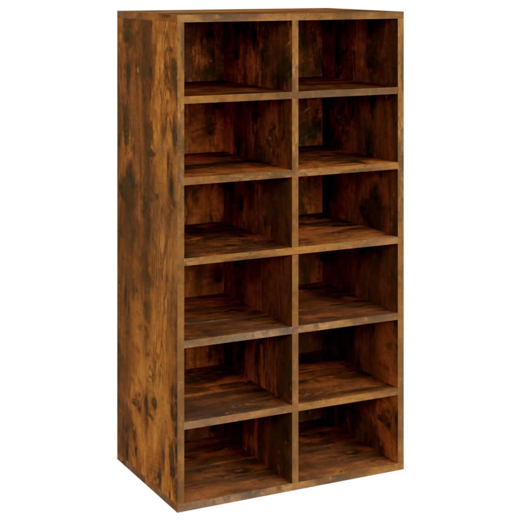Stalak za cipele boja hrasta 54x34x100,5 cm konstruirano drvo