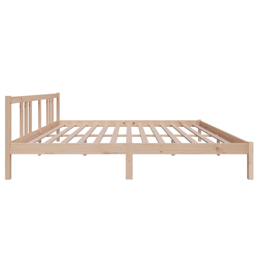 Okvir za krevet od masivnog drva 180 x 200 cm veliki bračni