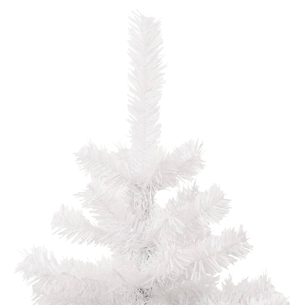 Spiralno osvijetljeno božićno drvce sa stalkom bijelo 150cm PVC