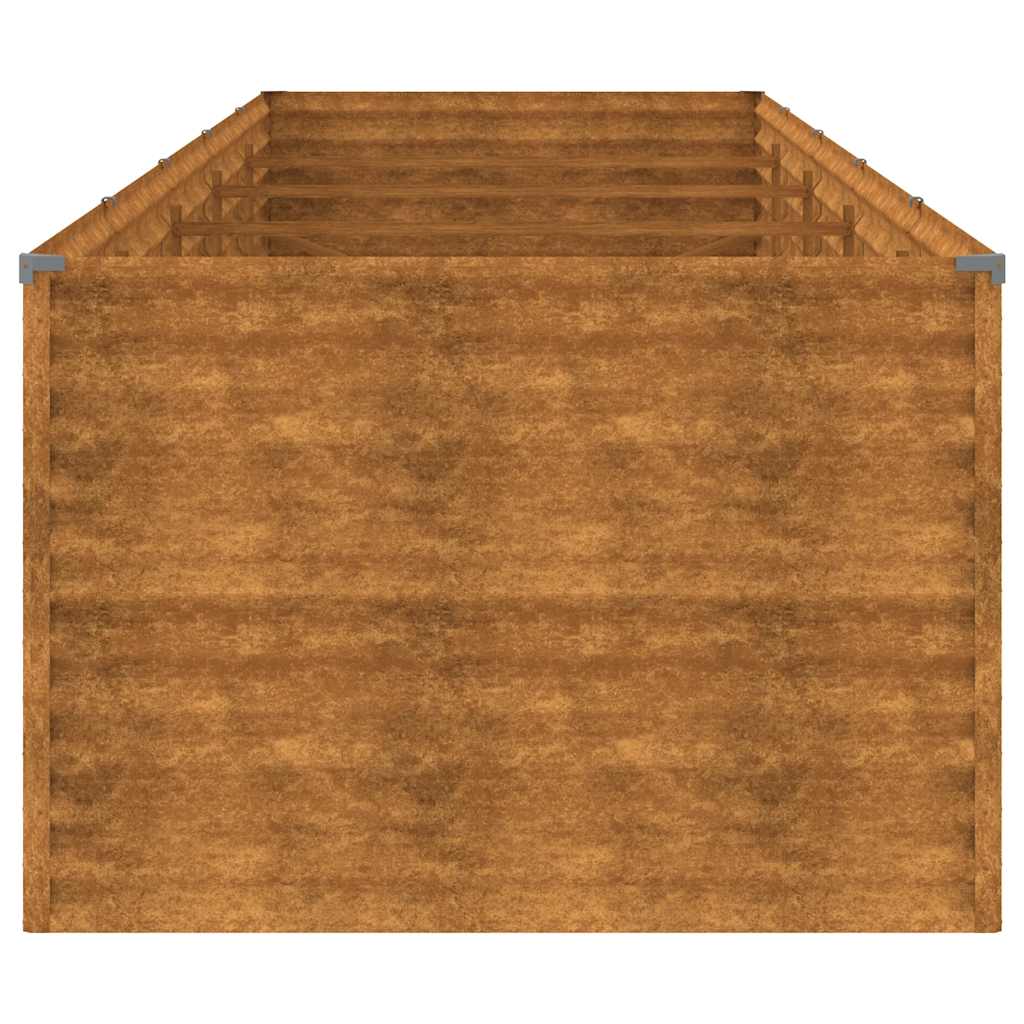 Povišena vrtna gredica 479 x 100 x 69 cm od čelika COR-TEN