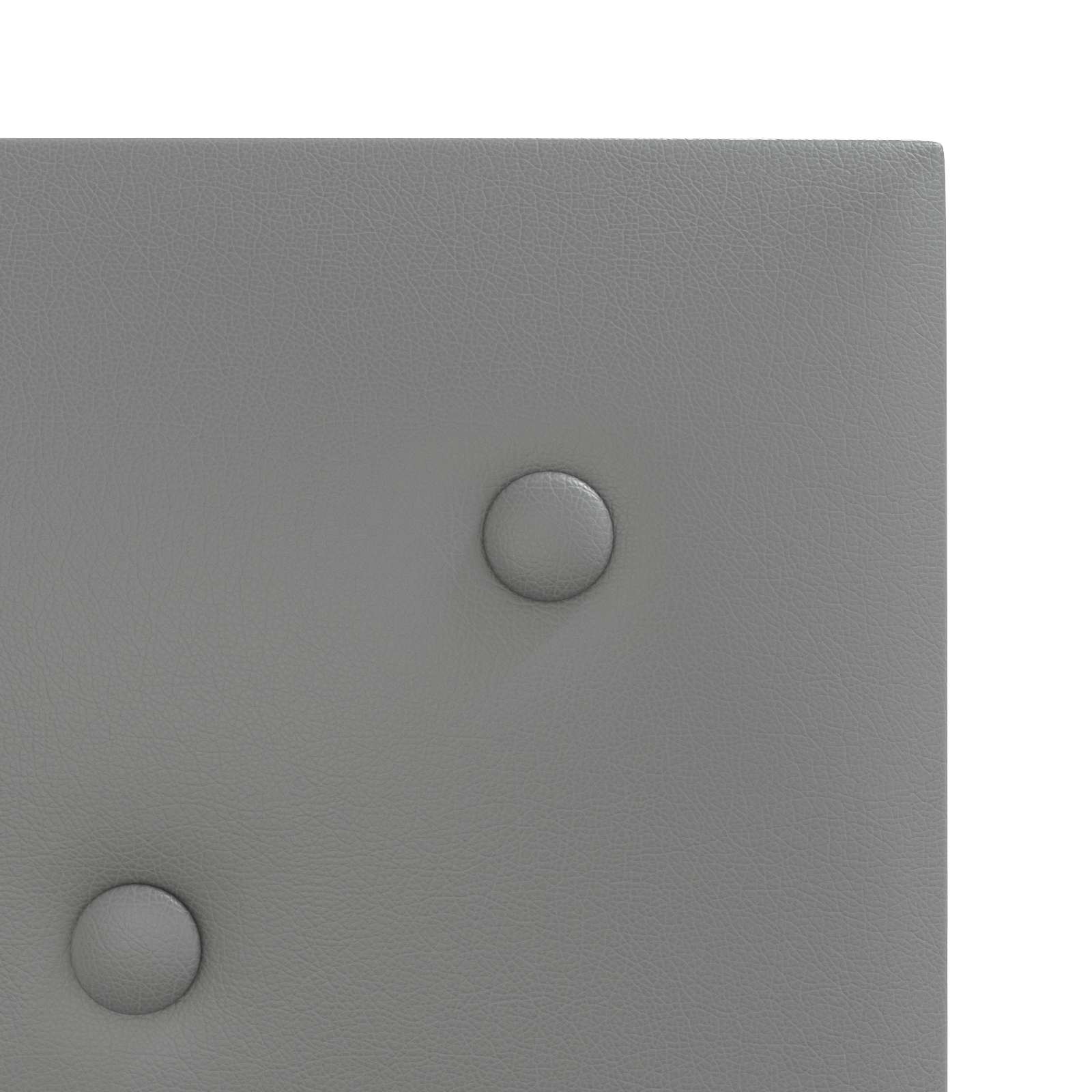 Zidna uzglavlja 12 pcs Sivi 30 x 30 cm Lažna koža