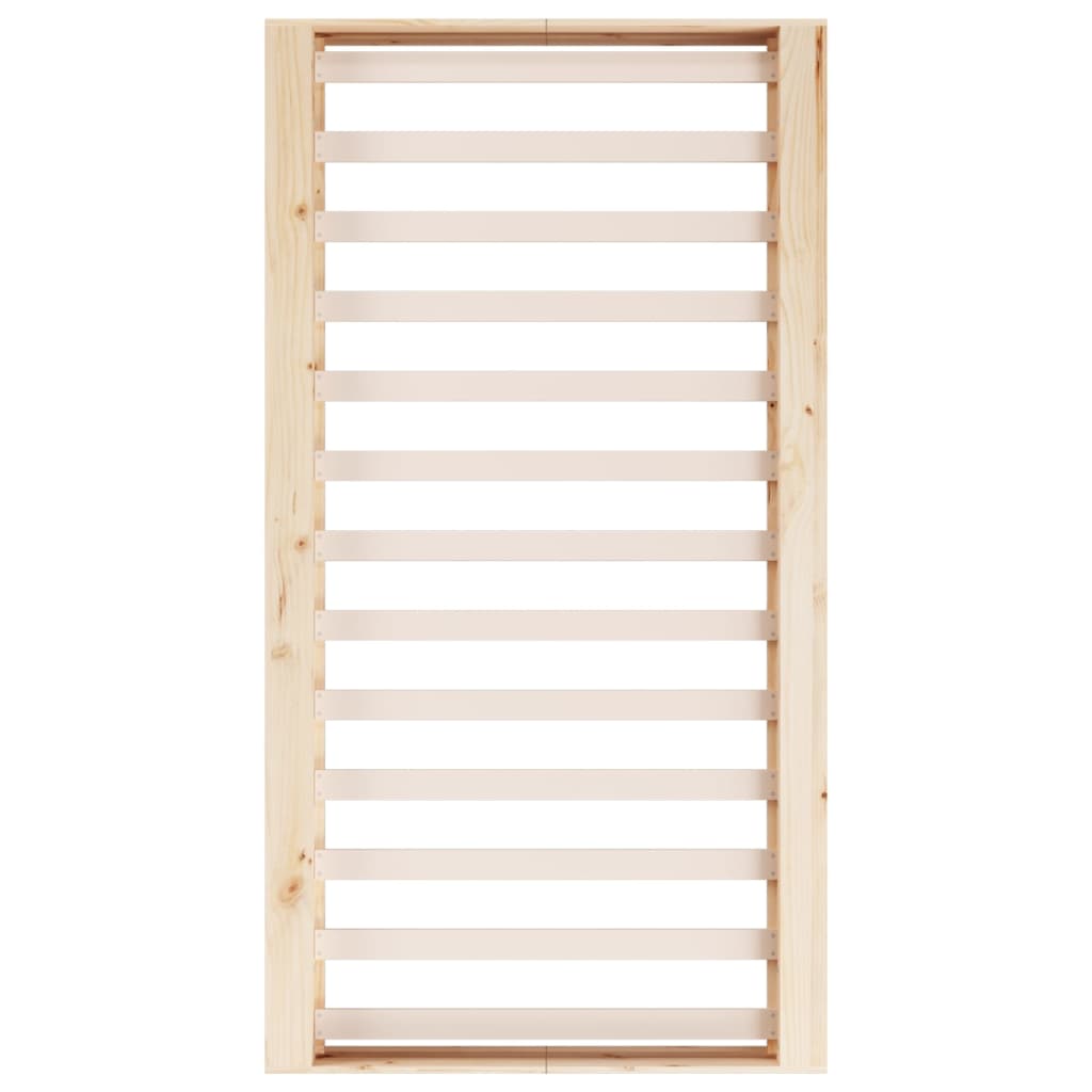 Okvir za krevet 100 x 200 cm od masivne borovine