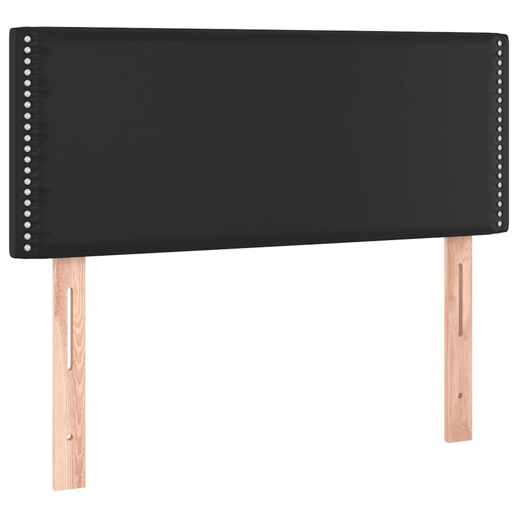 Uzglavlje crno 100x5x78/88 cm od umjetne kože