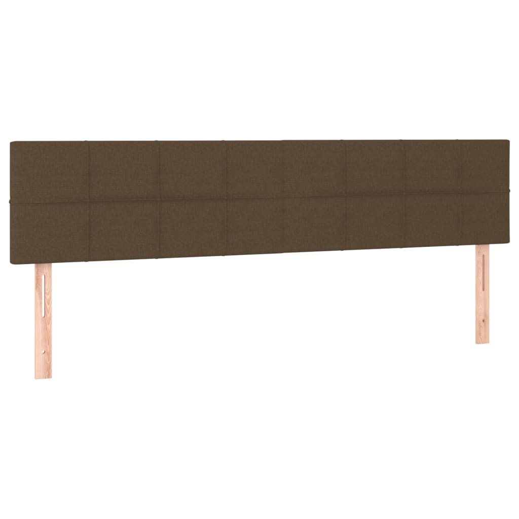 Uzglavlja tamnosmeđa 180x5x78/88 cm od tkanine