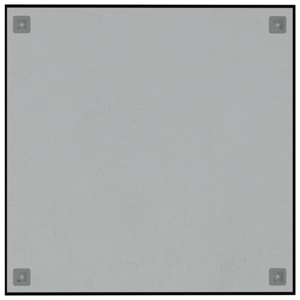 Zidna magnetna ploča crna 60 x 60 cm od kaljenog stakla